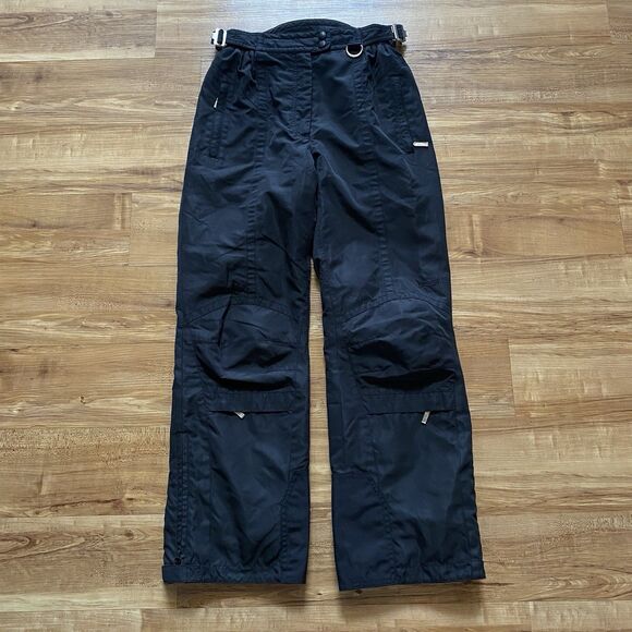 MARKER Womens 6 Ski Pants Black Insulated Waterproof Zip Pockets Winter Outdoor - Picture 1 of 16
